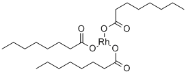 RHODIUM(III)-OCTANOIC ACID Structure