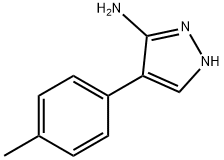 4-(4-METHYL-PHENYL)-2H-PYRAZOL-3-YL AMINE Struktur
