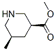 3-Piperidinecarboxylicacid,5-methyl-,methylester,(3S,5R)-(9CI) 化学構造式