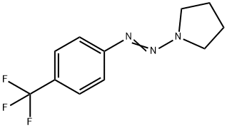 1-((4-(TRIFLUOROMETHYL)PHENYL)DIAZENYL)PYRROLIDINE,405540-81-0,结构式
