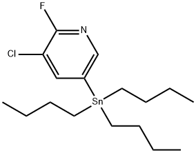 2-Chloro-3-fluoro-5-(tributylstannyl)pyridine|3-氯-2-氟-5-(三丁基锡烷基)吡啶