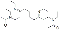 N,N'-[1,4-Butanediylbis[(ethylimino)-3,1-propanediyl]]bis(N-ethylacetamide) 结构式