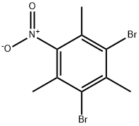 1,3-Dibromo-2,4,6-trimethyl-5-nitrobenzene Struktur