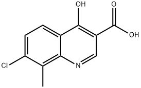 405923-50-4 7-クロロ-4-ヒドロキシ-8-メチルキノリン-3-カルボン酸