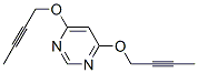 Pyrimidine, 4,6-bis(2-butynyloxy)- (9CI) 结构式