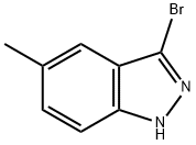 3-溴-5-甲基吲唑,40598-72-9,结构式
