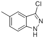 3-CHLORO-5-METHYL-1H-INDAZOLE Structure