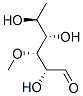 L-Mannose, 6-deoxy-3-O-methyl- Structure