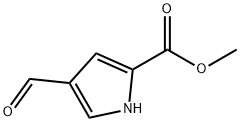 1H-Pyrrole-2-carboxylicacid,4-formyl-,methylester(9CI) Structure