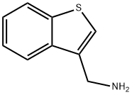 3-Aminomethylbenzo[b]thiophene 化学構造式