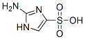 1H-Imidazole-4-sulfonic  acid,  2-amino-  (9CI) 结构式