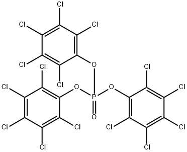 りん酸トリス(ペンタクロロフェニル) 化学構造式