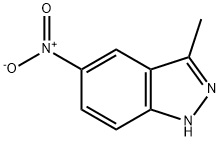 3-METHYL-5-NITRO-1H-INDAZOLE Struktur