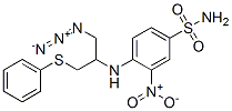 Benzenesulfonamide,  4-[[1-(azidomethyl)-2-(phenylthio)ethyl]amino]-3-nitro- Structure