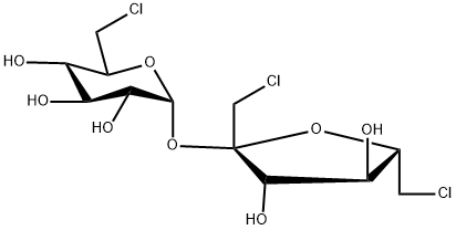 1',6,6'-Trichloro Sucrose,40631-75-2,结构式