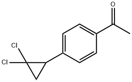 4'-(2,2-二氯环丙基)苯乙酮,40641-93-8,结构式