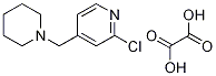 2-Chloro-4-(1-piperidinylmethyl)pyridine ethanedioate Struktur