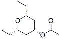 2H-Pyran-4-ol,2,6-diethyltetrahydro-,acetate,(2alpha,4alpha,6alpha)-(9CI) Struktur