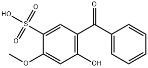 2-羟基-4-甲氧基-5-磺酸二苯甲酮,4065-45-6,结构式