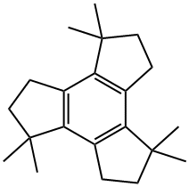 2,3,4,5,6,7,8,9-Octahydro-1,1,4,4,7,7-hexamethyl-1H-trindene Struktur