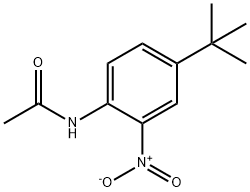 2-硝基-4-叔丁基苯乙酰胺 结构式