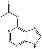 1H-Purin-6-ol,  acetate  (ester)  (9CI) Struktur