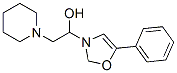 1-(5-phenyloxazol-3-yl)-2-(1-piperidyl)ethanol 化学構造式