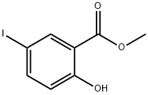 5-ヨードサリチル酸メチル 化学構造式