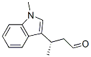 (3S)-(+)-3-(1-METHYL-1H-INDOL-3-YL)-1-BUTYRALDEHYDE Struktur