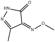 1H-Pyrazole-4,5-dione, 3-methyl-, 4-(O-methyloxime), (4Z)- (9CI)|