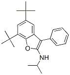 2-Benzofuranamine,  5,7-bis(1,1-dimethylethyl)-N-(1-methylethyl)-3-phenyl- 结构式