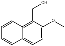 2-甲氧基-1-萘甲醇,40696-22-8,结构式