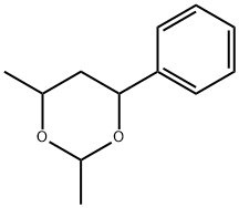 2,4-dimethyl-6-phenyl-1,3-dioxane Struktur