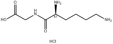 H-LYS-GLY-OH · HCL 化学構造式