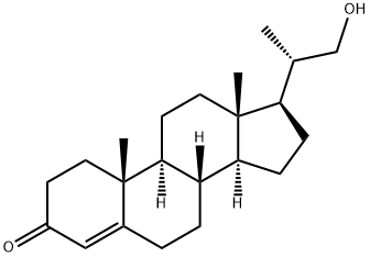 (8S,9S,10R,13S,14S,17R)-17-[(S)-1-羟基-2-丙基]-10,13-二甲基-6,7,8,9,10,11,12,13,14,15,16,17-十二氢-1H-环戊并[A]菲-3(2H)-酮 结构式