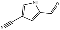 5-forMyl-1H-Pyrrole-3-carbonitrile Structure