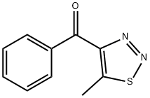 (5-Methyl-1,2,3-thiadiazol-4-yl)phenylmethanone,40757-62-8,结构式