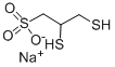 Sodium 2,3-dimercapto-1-propanesulfonate Structure