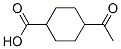 Cyclohexanecarboxylic acid, 4-acetyl- (9CI) 结构式