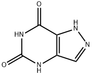 1H-吡唑并[4,3-D]嘧啶-5,7(4H,6H)-二酮, 40769-81-1, 结构式