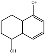 テトラリン-1,5-ジオール 化学構造式