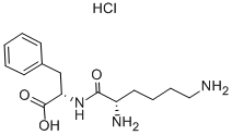 H-LYS-PHE-OH・HCL 化学構造式