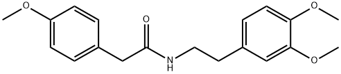 N-(3,4-Dimethoxyphenethyl)-2-(4-methoxyphenyl)acetamide Structure