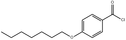 4-庚氧基苯甲酰氯, 40782-54-5, 结构式