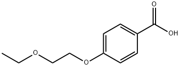 4-(2-乙氧基乙氧基)苯甲酸, 40782-64-7, 结构式