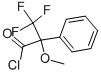 (+/-)-1-METHOXY-1-(TRIFLUOROMETHYL)PHENYLACETYL CHLORIDE,40793-68-8,结构式