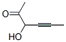 4-Hexyn-2-one, 3-hydroxy- (9CI) 结构式