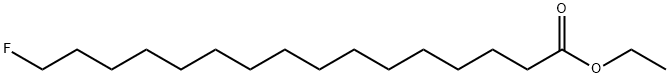 16-Fluorohexadecanoic acid ethyl ester Structure