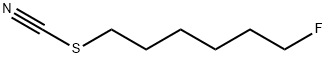 Thiocyanic acid 6-fluorohexyl ester Struktur