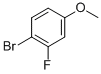 4-溴-3-氟苯甲醚, 408-50-4, 结构式
